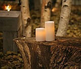 battery operated pillar candles